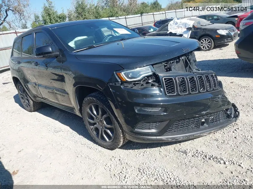 JEEP GRAND CHEROKEE 2021, VIN 1C4RJFCG3MC583104