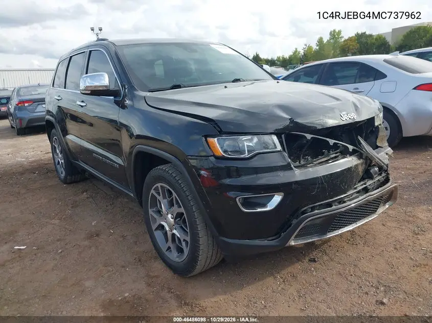 JEEP GRAND CHEROKEE 2021, VIN 1C4RJEBG4MC737962