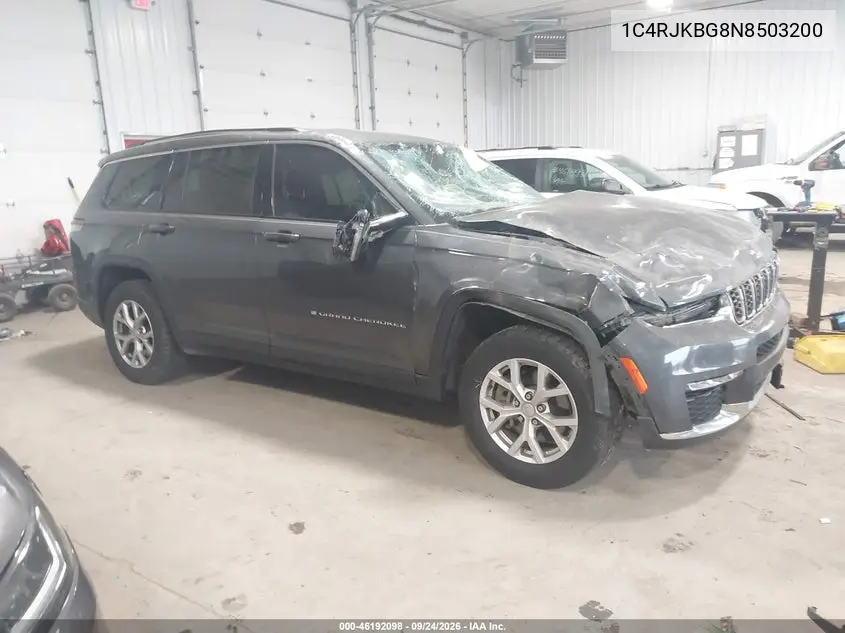 JEEP GRAND CHEROKEE 2022, VIN 1C4RJKBG8N8503200