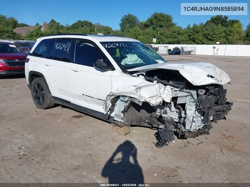 JEEP GRAND CHEROKEE 2022, VIN 1C4RJHAG9N8585894