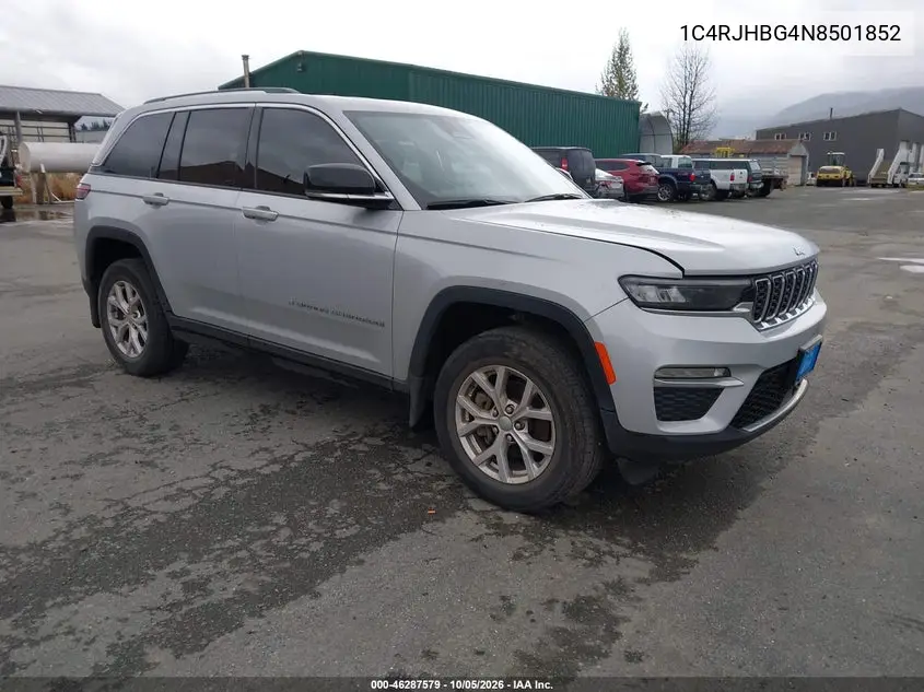 JEEP GRAND CHEROKEE 2022, VIN 1C4RJHBG4N8501852