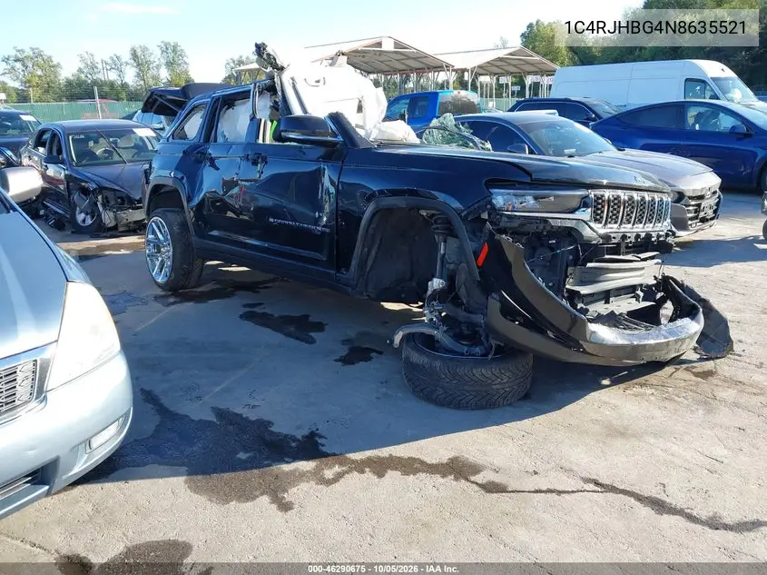 JEEP GRAND CHEROKEE 2022, VIN 1C4RJHBG4N8635521