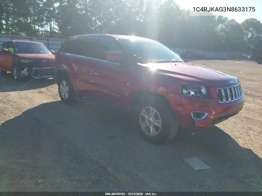 JEEP GRAND CHEROKEE 2022, VIN 1C4RJKAG3N8633175