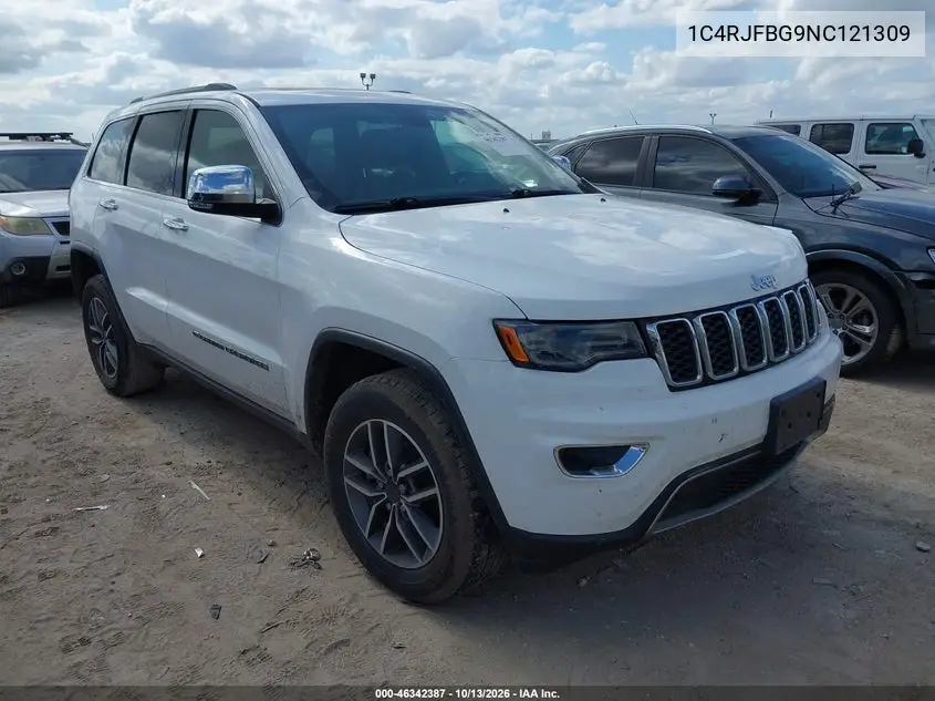 JEEP GRAND CHEROKEE 2022, VIN 1C4RJFBG9NC121309
