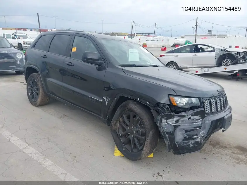 JEEP GRAND CHEROKEE 2022, VIN 1C4RJEAGXNC154489