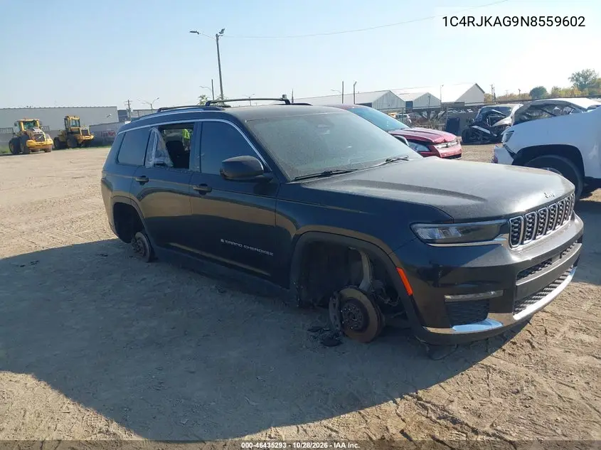 JEEP GRAND CHEROKEE 2022, VIN 1C4RJKAG9N8559602