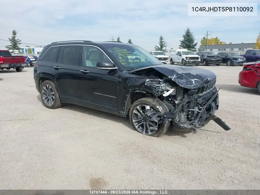 JEEP GRAND CHEROKEE 2023, VIN 1C4RJHDT5P8110092