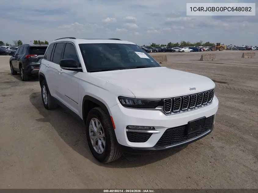 JEEP GRAND CHEROKEE 2023, VIN 1C4RJGBG0PC648082