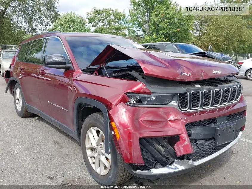 JEEP GRAND CHEROKEE 2023, VIN 1C4RJKAG7P8818381