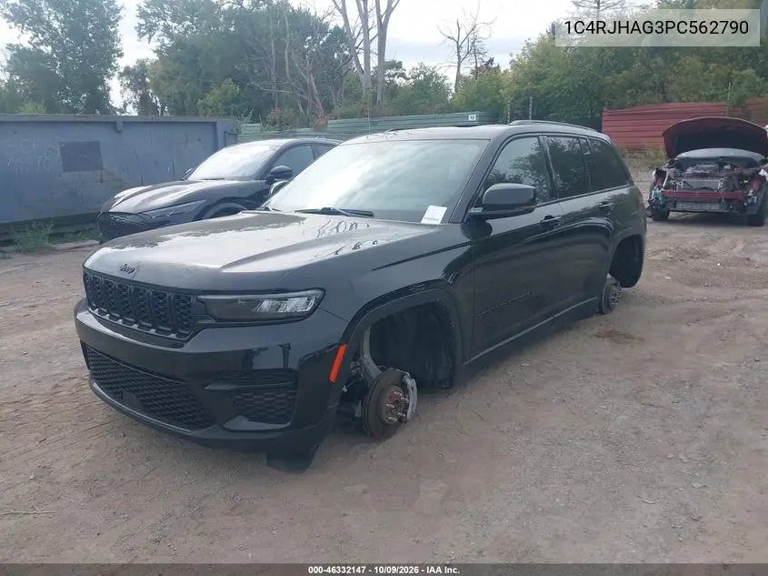 2023 JEEP GRAND CHEROKEE VIN 1C4RJHAG3PC562790 — фото 2