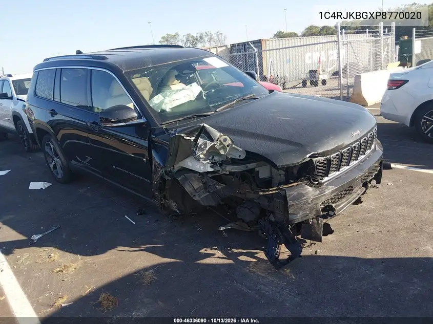 JEEP GRAND CHEROKEE 2023, VIN 1C4RJKBGXP8770020