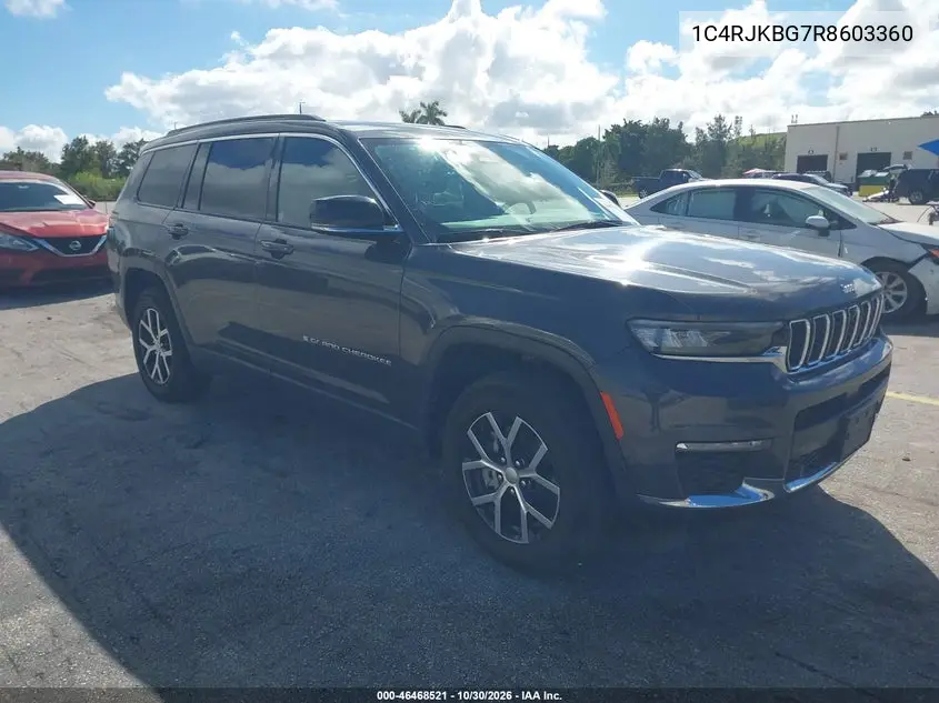 JEEP GRAND CHEROKEE 2024, VIN 1C4RJKBG7R8603360