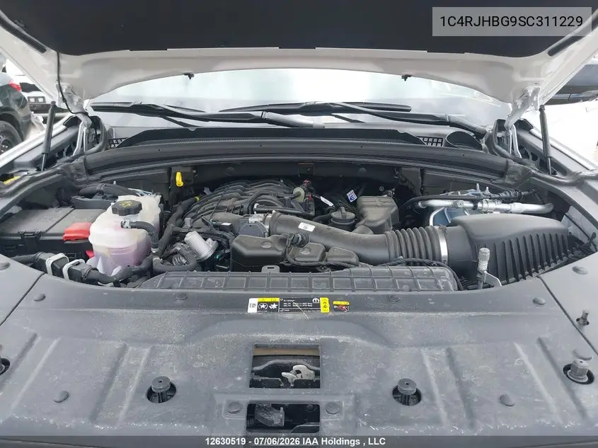 2025 JEEP GRAND CHEROKEE VIN 1C4RJHBG9SC311229 — фото 10