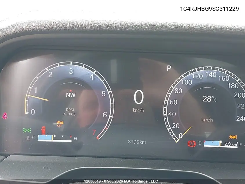 2025 JEEP GRAND CHEROKEE VIN 1C4RJHBG9SC311229 — фото 16