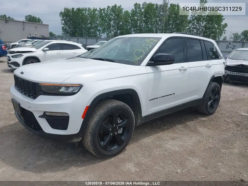 2025 JEEP GRAND CHEROKEE VIN 1C4RJHBG9SC311229 — фото 2