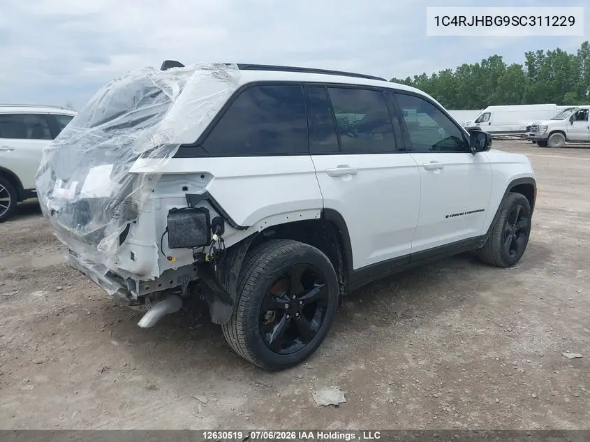 2025 JEEP GRAND CHEROKEE VIN 1C4RJHBG9SC311229 — фото 4
