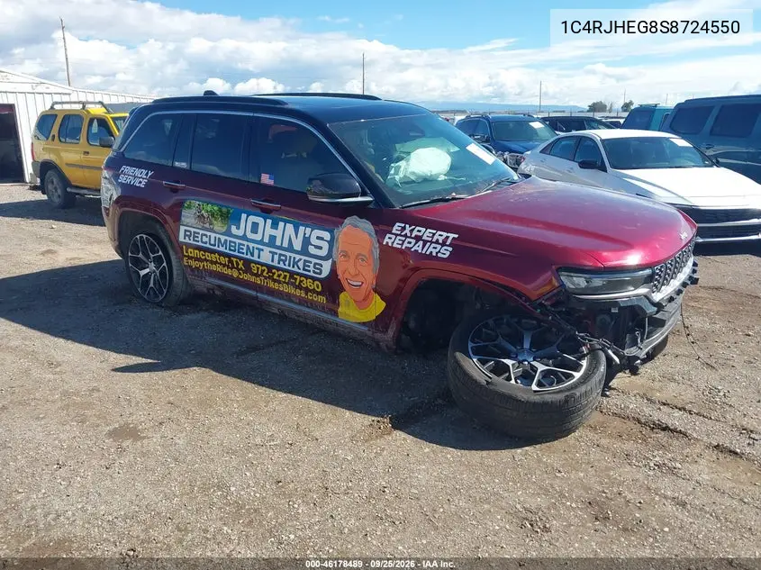 JEEP GRAND CHEROKEE 2025, VIN 1C4RJHEG8S8724550