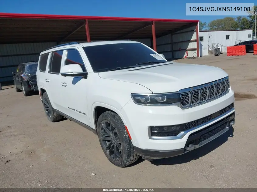 JEEP GRAND WAGONEER 2022, VIN 1C4SJVGJXNS149108
