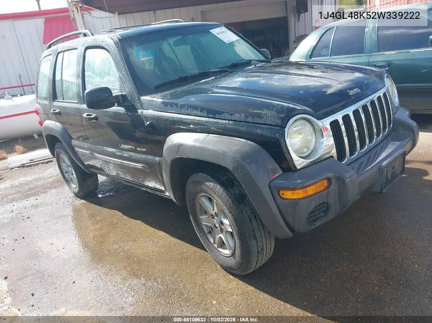 JEEP LIBERTY (NORTH AMERICA) 2002, VIN 1J4GL48K52W339222