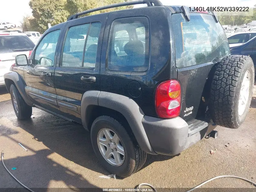 2002 JEEP LIBERTY (NORTH AMERICA) VIN 1J4GL48K52W339222 — фото 3