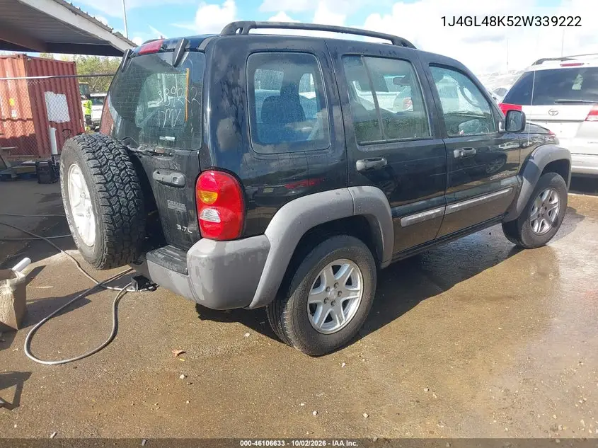 2002 JEEP LIBERTY (NORTH AMERICA) VIN 1J4GL48K52W339222 — фото 4