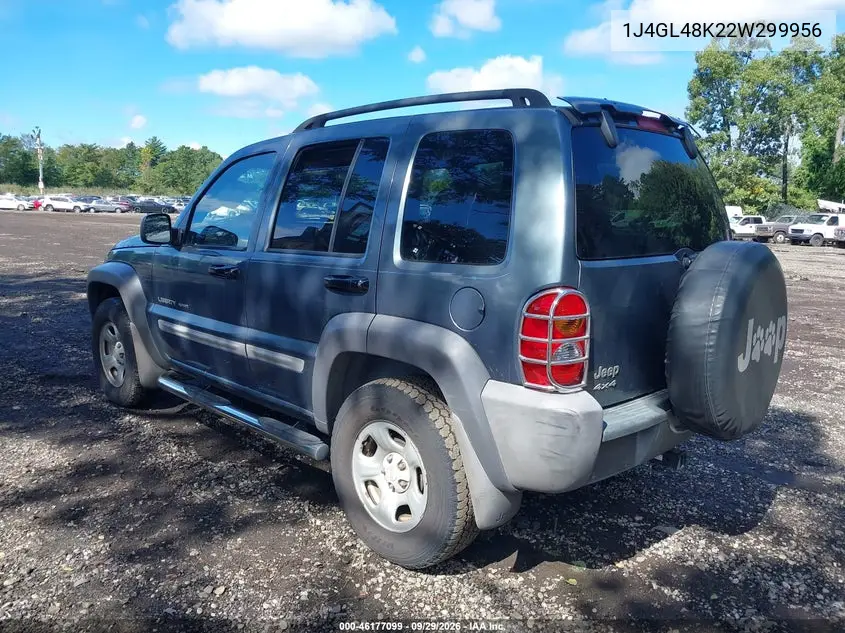 2002 JEEP LIBERTY (NORTH AMERICA) VIN 1J4GL48K22W299956 — фото 3