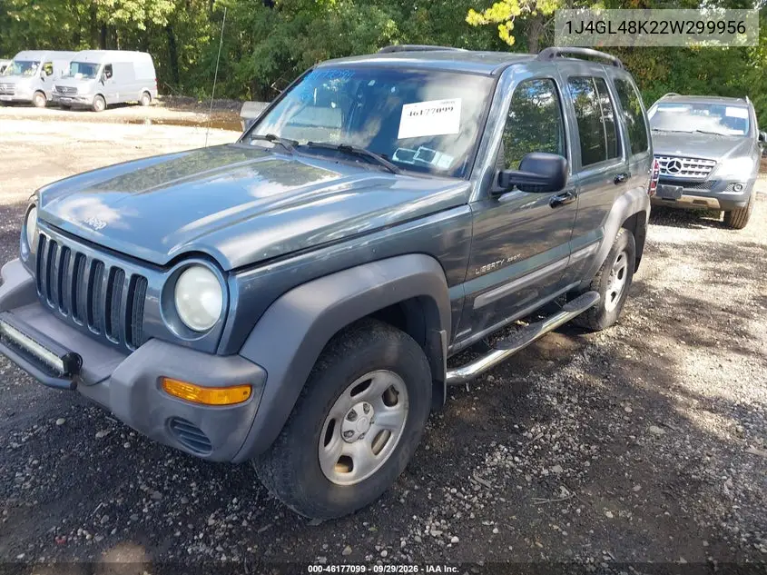 2002 JEEP LIBERTY (NORTH AMERICA) VIN 1J4GL48K22W299956 — фото 6
