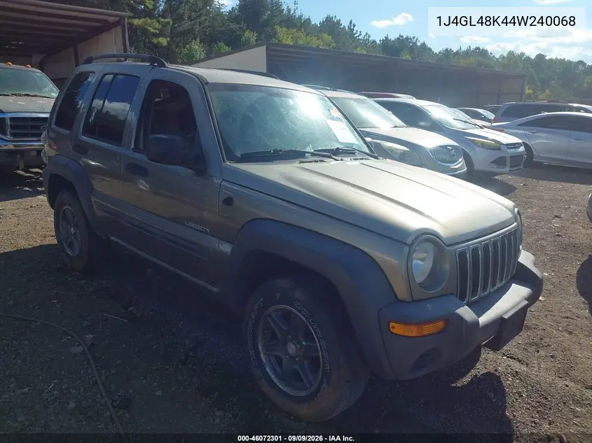 JEEP LIBERTY (NORTH AMERICA) 2004, VIN 1J4GL48K44W240068