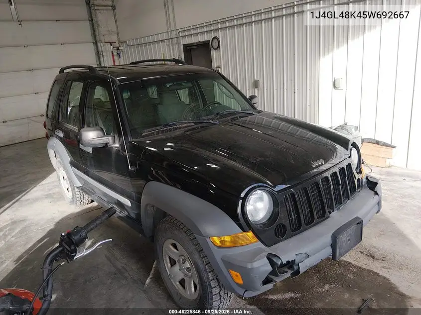 JEEP LIBERTY (NORTH AMERICA) 2005, VIN 1J4GL48K45W692667