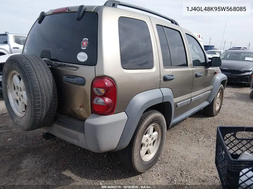 2005 JEEP LIBERTY (NORTH AMERICA) VIN 1J4GL48K95W568085 — фото 4