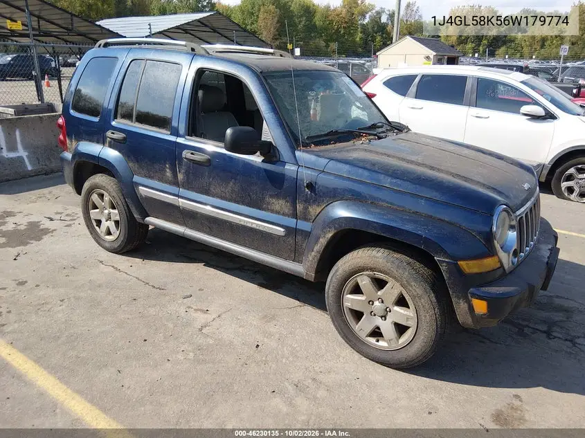 JEEP LIBERTY (NORTH AMERICA) 2006, VIN 1J4GL58K56W179774