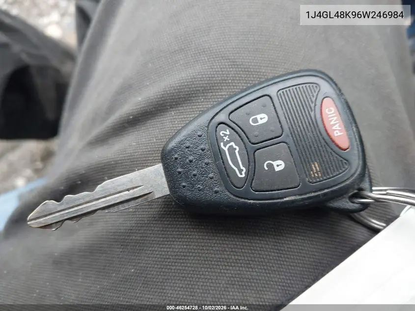 2006 JEEP LIBERTY (NORTH AMERICA) VIN 1J4GL48K96W246984 — фото 11