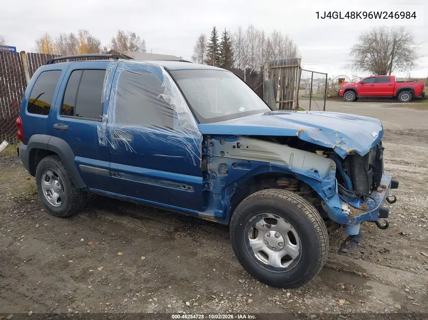 2006 JEEP LIBERTY (NORTH AMERICA) VIN 1J4GL48K96W246984 — фото 14