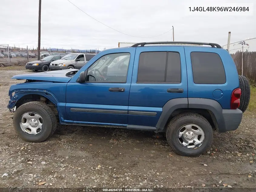 2006 JEEP LIBERTY (NORTH AMERICA) VIN 1J4GL48K96W246984 — фото 15