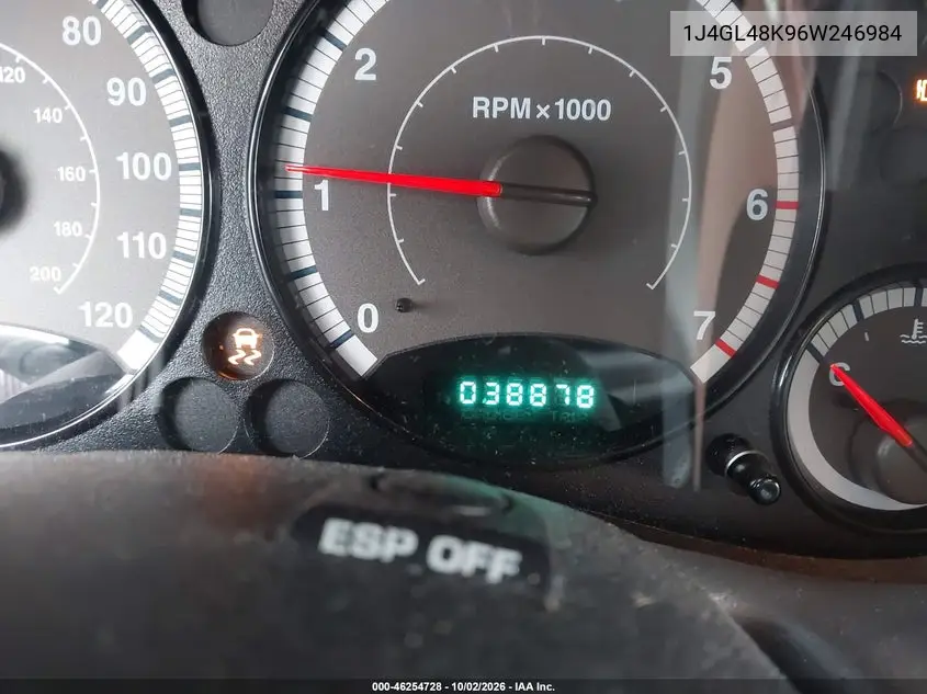 2006 JEEP LIBERTY (NORTH AMERICA) VIN 1J4GL48K96W246984 — фото 16