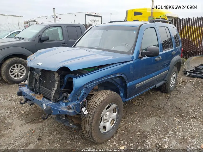 2006 JEEP LIBERTY (NORTH AMERICA) VIN 1J4GL48K96W246984 — фото 2