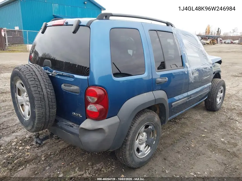 2006 JEEP LIBERTY (NORTH AMERICA) VIN 1J4GL48K96W246984 — фото 4