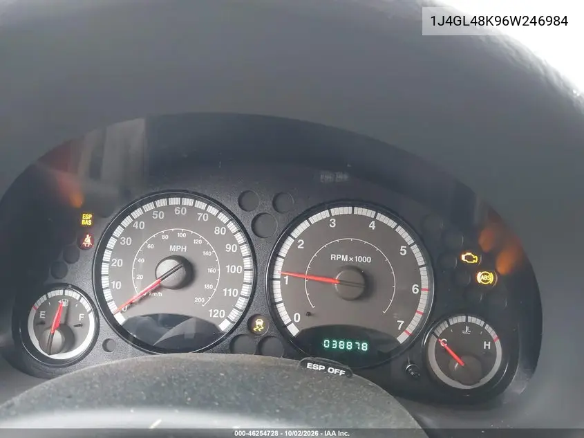 2006 JEEP LIBERTY (NORTH AMERICA) VIN 1J4GL48K96W246984 — фото 7