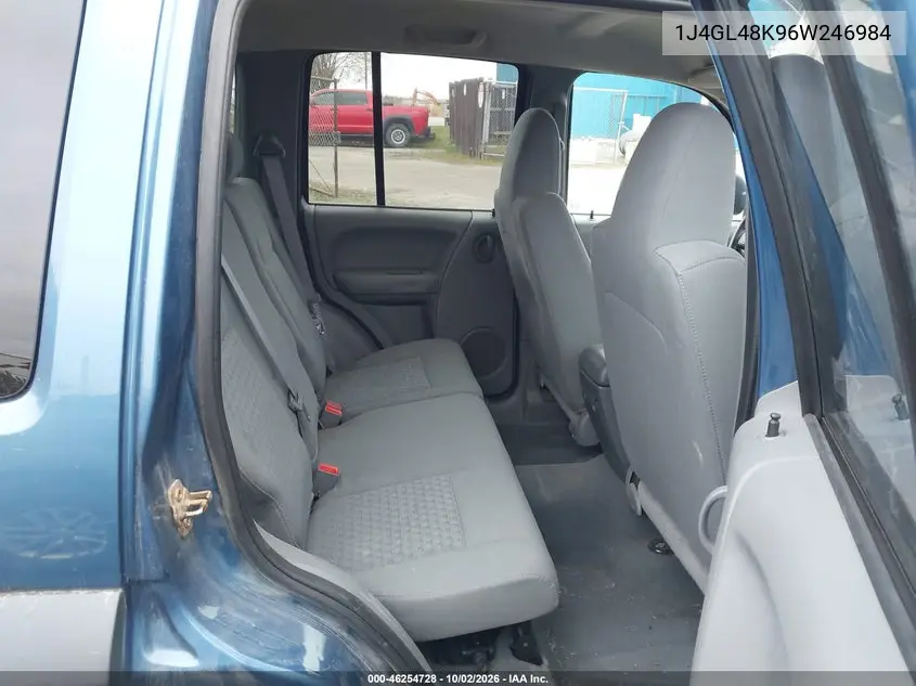 2006 JEEP LIBERTY (NORTH AMERICA) VIN 1J4GL48K96W246984 — фото 8
