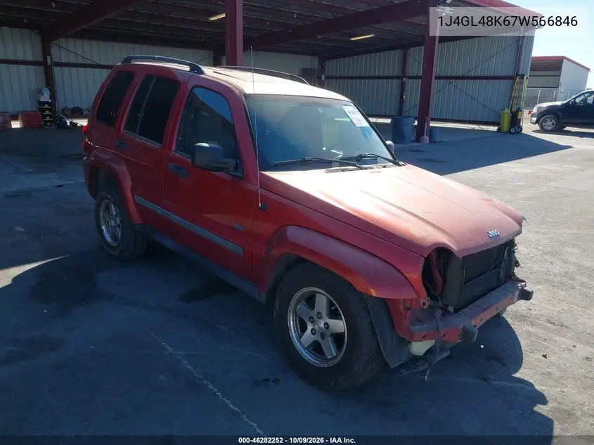 JEEP LIBERTY (NORTH AMERICA) 2007, VIN 1J4GL48K67W566846