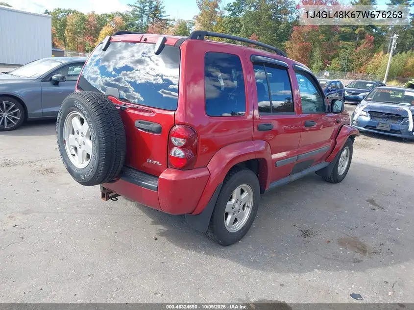 2007 JEEP LIBERTY (NORTH AMERICA) VIN 1J4GL48K67W676263 — фото 4