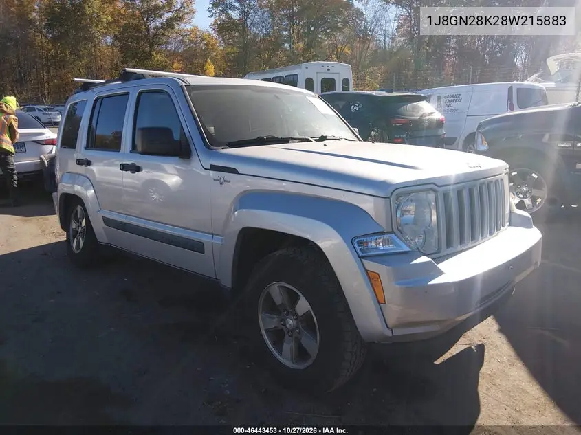 JEEP LIBERTY (NORTH AMERICA) 2008, VIN 1J8GN28K28W215883
