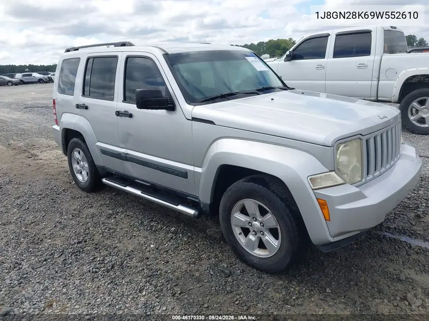 JEEP LIBERTY (NORTH AMERICA) 2009, VIN 1J8GN28K69W552610