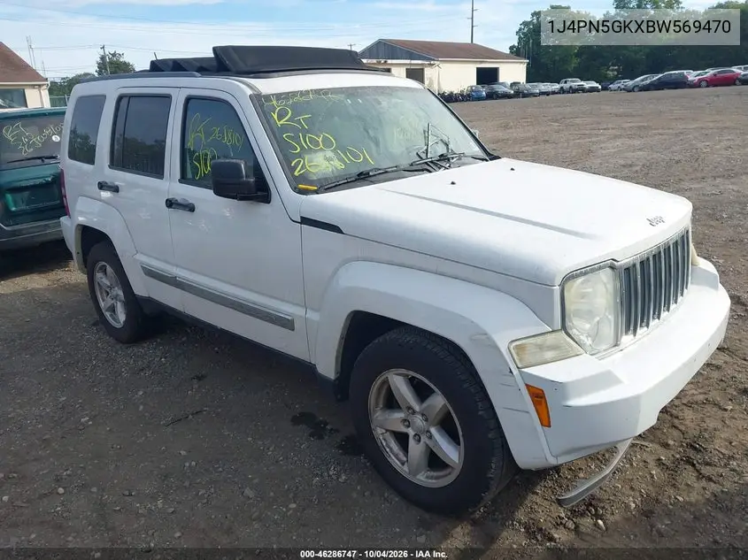 JEEP LIBERTY (NORTH AMERICA) 2011, VIN 1J4PN5GKXBW569470