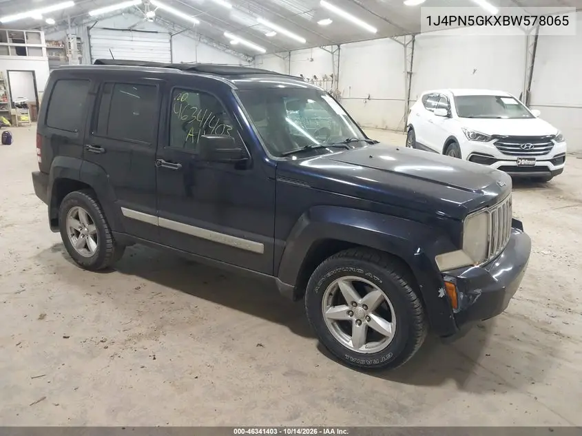 JEEP LIBERTY (NORTH AMERICA) 2011, VIN 1J4PN5GKXBW578069