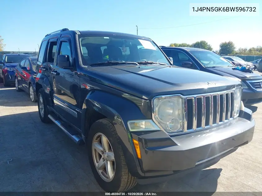 JEEP LIBERTY (NORTH AMERICA) 2011, VIN 1J4PN5GK6BW596732