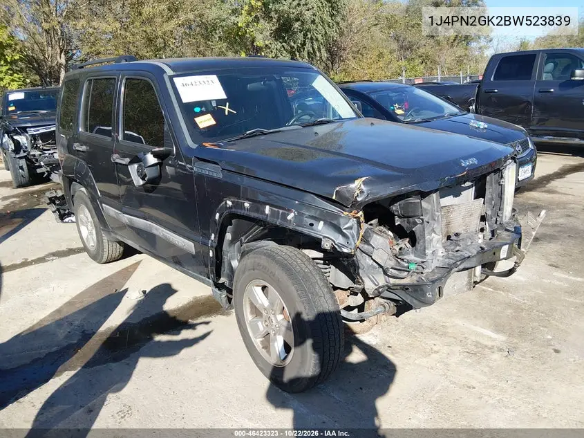 JEEP LIBERTY (NORTH AMERICA) 2011, VIN 1J4PN2GK2BW523839