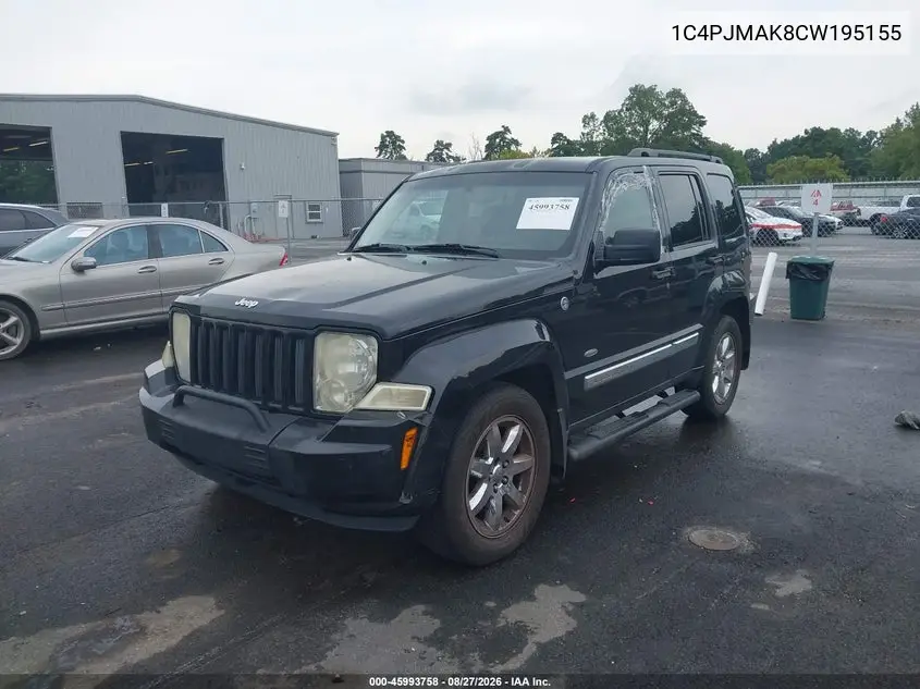 2012 JEEP LIBERTY (NORTH AMERICA) VIN 1C4PJMAK8CW195155 — фото 2