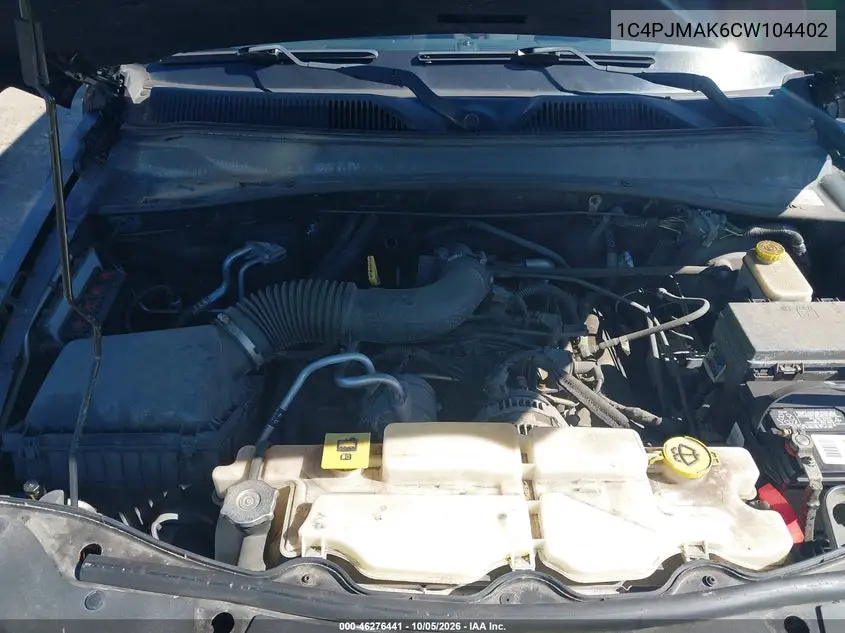 2012 JEEP LIBERTY (NORTH AMERICA) VIN 1C4PJMAK6CW104402 — фото 10