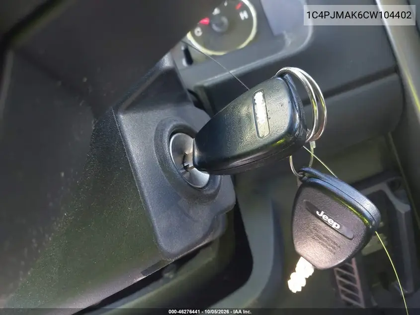 2012 JEEP LIBERTY (NORTH AMERICA) VIN 1C4PJMAK6CW104402 — фото 11